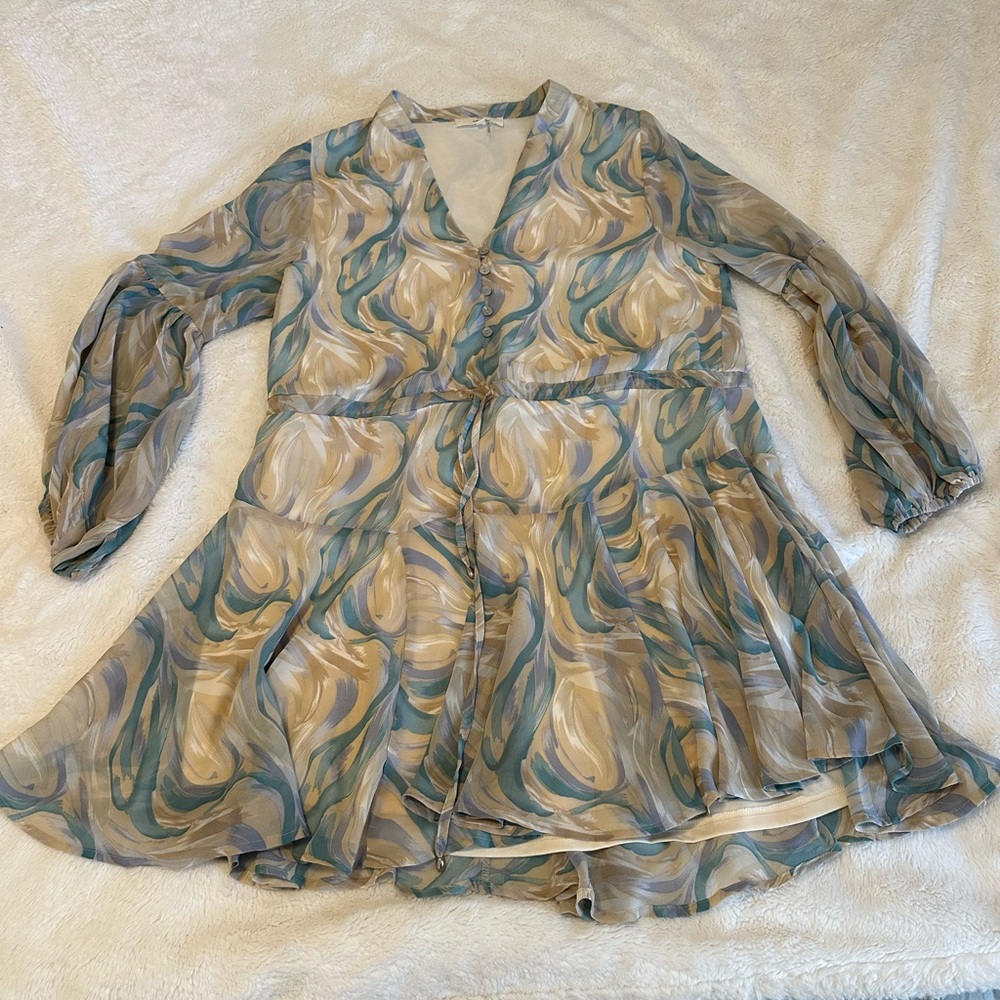 Entro Multicolor Flowy Dress | Size M